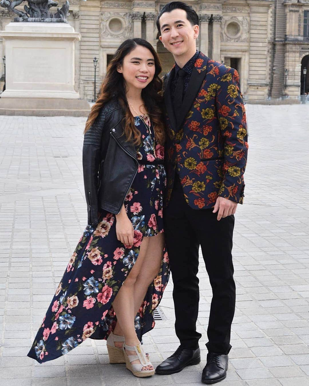 ベアトリサ・リャンさんのインスタグラム写真 - (ベアトリサ・リャンInstagram)「💃🕺 📸: @createdbydanelle . . . #throwbackthursday #floral #parisholdsthekeytoyourheart #paris #france #louvre #love #photography」5月10日 5時26分 - bebe_liang