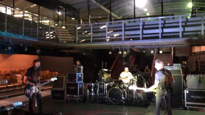 A Place to Bury Strangersのインスタグラム：「Leaving Tomorrow at sound check and sad we are leaving Brazil tomorrow #getready #soundcheck #aplacetoburystrangers #twoshows  #worship」