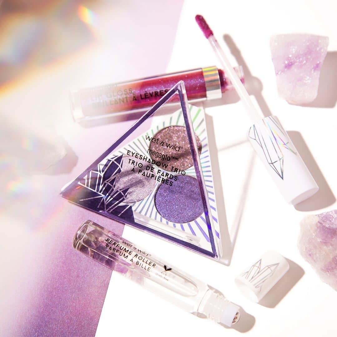 wet'n wild beautyさんのインスタグラム写真 - (wet'n wild beautyInstagram)「Our idea of balance is a perfect lip, eye, and perfume to match! 💞 Get all three with our NEW Limited Edition Crystal Cavern Mega Glo Lip Gloss in Amethyst, Mega Glo Eyeshadow Trio in Amethyst, and Perfume Roller in Balance!⠀⠀⠀⠀⠀⠀⠀⠀⠀ ⠀⠀⠀⠀⠀⠀⠀⠀⠀ #wetnwildbeauty #crueltyfree #makeup #beauty」5月10日 7時01分 - wetnwildbeauty