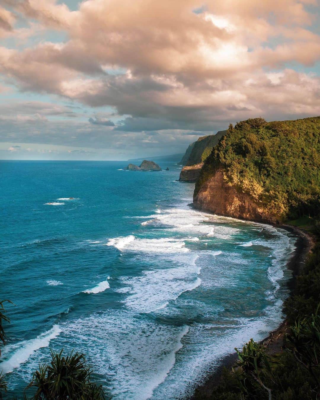 CANON USAさんのインスタグラム写真 - (CANON USAInstagram)「"This is my new favorite landscape photo that I have taken. It took me a while to get the shot I wanted of Pololū Valley. I really wanted to capture the true blue of the beautiful Hawaii waters, the black sand beach, and the green forest nearby." #MyCanonStory  Photo Credit: @drevban Camera: #Canon EOS 5D Mark IV Lens: EF 17-40mm f/4L USM Aperture: f/9 ISO: 200 Shutter Speed: 1/125 sec Focal Length: 40mm」5月10日 7時02分 - canonusa