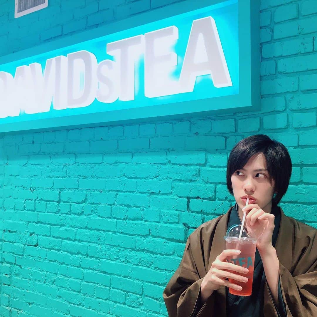 のインスタグラム：「#davidstea #canada #gastown #kimono #japan」