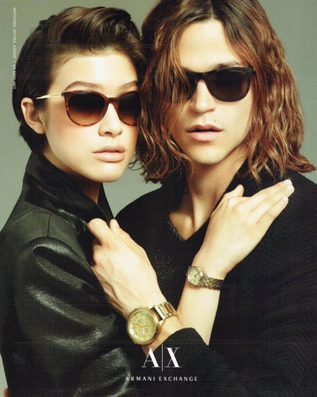 香華（KOuKA）のインスタグラム：「A little #throwbackthursday good times with the Armani team ☺️💜」