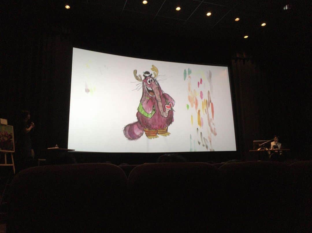合田経郎のインスタグラム：「クリス・ササキさんのキャラクターワークショップ。ふむふむ。」