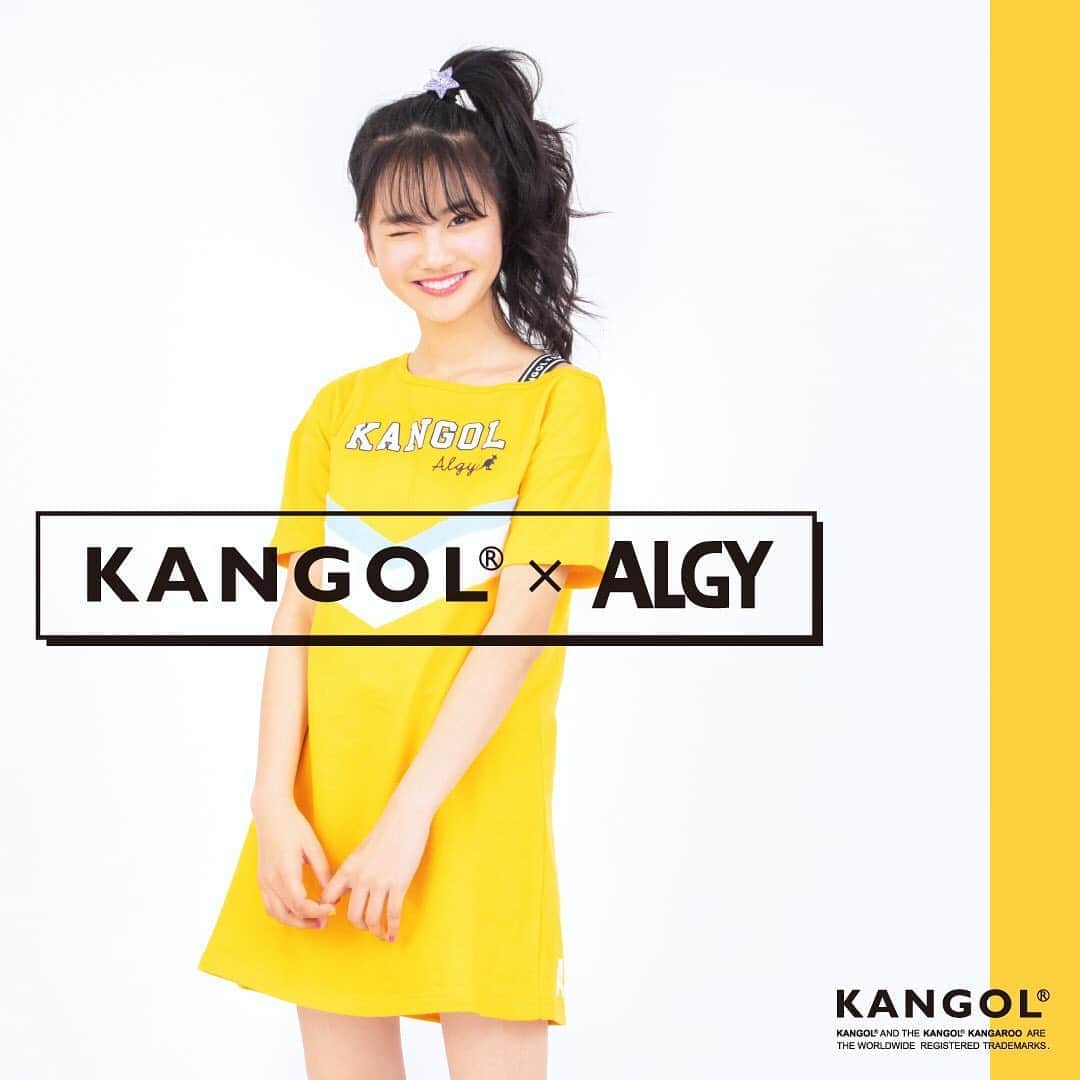 ALGY 【alternative + girly ＝ ALGY 】さんのインスタグラム写真 - (ALGY 【alternative + girly ＝ ALGY 】Instagram)「. 🌈コラボアイテム🌈 KANGOLとのコラボアイテムが入荷したよ🦘🎶 . ワンショルTワンピは肩ロゴテープもかわいいけど配色デザインもポイント☝️💗💙💜 . #ALGY#アルジー#KANGOL#コラボ #ニコプチ#ニコプチ6月号掲載#プチモ#関谷瑠紀 ちゃん カラーは3色あるよ🎶ぜひALGY SHOPでチェックしてね👀」5月10日 20時11分 - algy_official