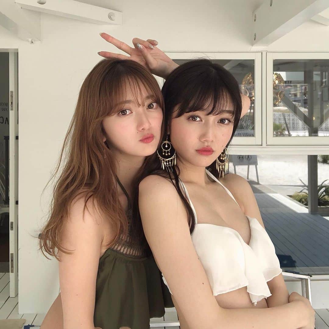 加藤雛のインスタグラム：「いいお天気に恵まれて。✌️」