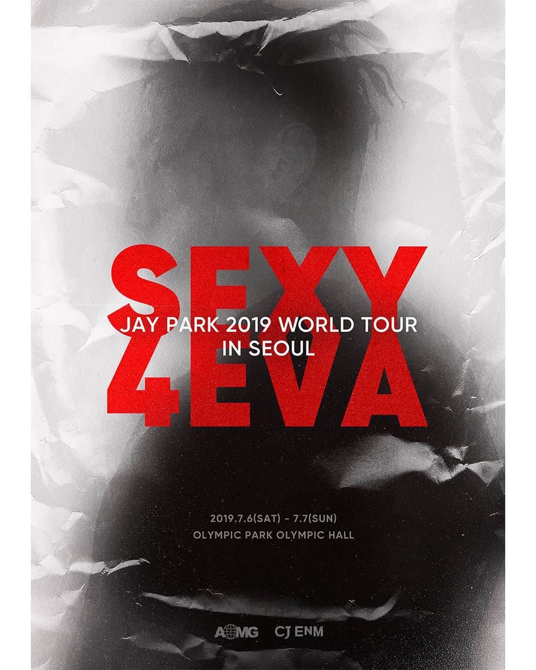 パク・ジェボムさんのインスタグラム写真 - (パク・ジェボムInstagram)「[박재범 (Jay Park)] 박재범 콘서트 <JAY PARK 2019 SEXY 4EVA WORLD TOUR IN SEOUL> 예매 관련 안내 ㅤ * 티켓오픈: 2019. 05. 17. FRI. 8PM (KST) * 예매처: 인터파크 (INTERPARK) ㅤ ㅤ - * 공연명: JAY PARK 2019 SEXY 4EVA WORLD TOUR IN SEOUL * 공연일시: 2019. 07. 06. SAT. 7PM / 07. 07. SUN. 6PM * 공연장소: 올림픽공원 올림픽홀 ㅤ 박재범의 첫 번째 월드투어 그 서막, <JAY PARK 2019 SEXY 4EVA WORLD TOUR IN SEOUL>이 오는 7월 6일과 7일 양일간 올림픽공원 올림픽홀에서 진행됩니다. 5월 17일 오후 8시부터 인터파크를 통해 예매가 시작될 예정이니 많은 기대와 관심 부탁드립니다. (월드투어 관련 도시 및 일자는 추후 별도 공지 예정이니 참고 부탁드립니다.)ㅤ ㅤ World Tour Kicks off in Seoul City <JAY PARK 2019 SEXY 4EVA WORLD TOUR IN SEOUL> will be held at the Olympic Hall, located in Olympic Park on July 6th - 7th.  Ticket sales will start on May 17th, 8PM (KST) at the INTERPARK website.  More dates and cities TBA! #2019SEXy4EVAWORLDTOUR」5月10日 14時00分 - jparkitrighthere