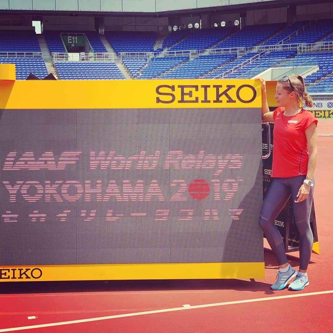 ルート・ゾフィア・シュペルマイヤーさんのインスタグラム写真 - (ルート・ゾフィア・シュペルマイヤーInstagram)「#worldrelays in #Yokohama are about to start 🔥 . #iaaf #worldchampionships #teamgermany #trackandfield #needforspeed #biginjapan #imsoexcited 🤩」5月10日 16時52分 - 400mruth