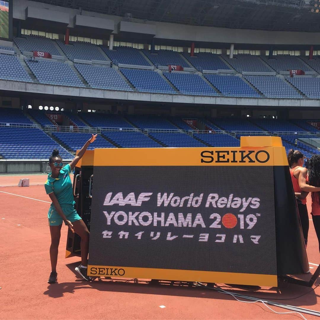 Naa Anangさんのインスタグラム写真 - (Naa AnangInstagram)「relay excited for @iaafyokohama19 tomorrow #tokyodrift」5月10日 17時54分 - ohyeahnaa