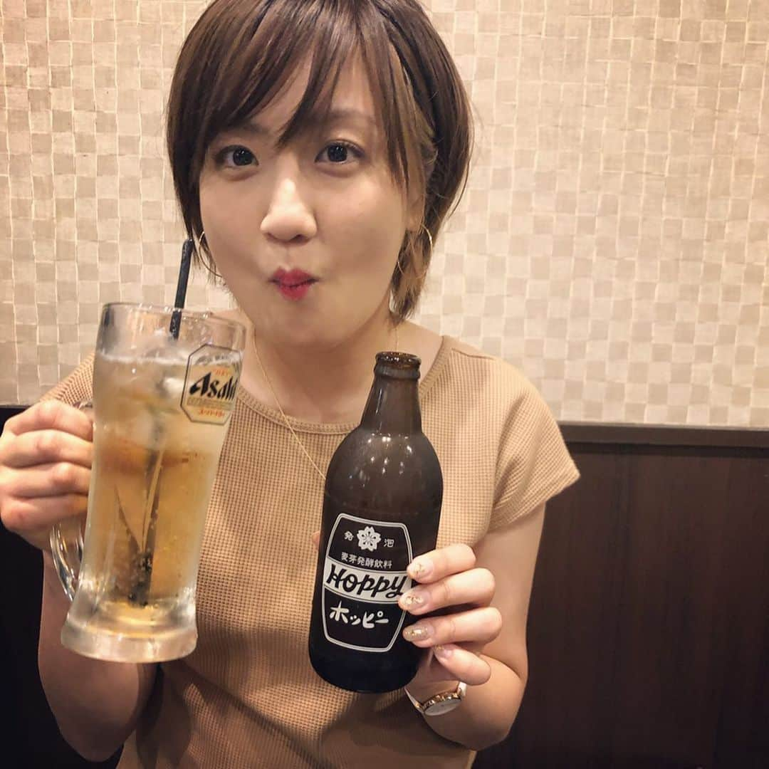 麻生夏子さんのインスタグラム写真 - (麻生夏子Instagram)「花金！わっしょい！  私、しばらくビール休みます宣言🙌 ちょっと体絞らないと…😱orz  今回は#夏子がただただビールを飲む動画 ではなく、ホッピーと楽しく写真撮ってるだけw #ビール女子 だけど、なんでも飲むのよ。 #ビール #ilovebeer #beer  #乾杯 #夏子の口説けるビール講座 #ホッピー #ホッピー女子」5月10日 18時38分 - natsukoaso0806