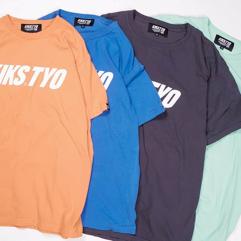 KIKSTYOさんのインスタグラム写真 - (KIKSTYOInstagram)「. 2019 SUMMER ITEM入荷始まりました!!! 第1弾は、"DYED  LOGO  TEE"。後染めボディを使用した風合いのある1枚になっています。 #kikstyo #dyed #logotee」5月10日 18時51分 - kikstyo