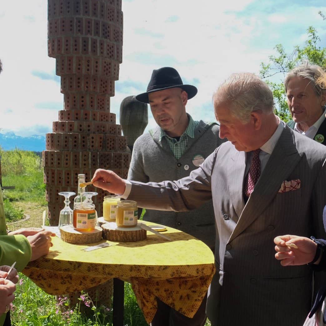 クラレンス邸さんのインスタグラム写真 - (クラレンス邸Instagram)「The Prince of Wales and The Duchess of Cornwall ended the #RoyalVisitGermany today at Herrmannsdorfer Organic Farm. The Prince toured the farm, visiting the new hives and tasting honey, and The Duchess joined children from the farm’s kindergarten for a pretzel-making workshop! 🥨  The farm is 100% organic and sells its produce locally and in the centre of Munich. . Thank you for a wonderful welcome this week during Their Royal Highnesses visit to Germany. 🇩🇪 . Danke, dass Sie den Prinzen von Wales und die Herzogin von Cornwall diese Woche in Berlin, Leipzig und München so herzlich willkommen geheißen haben! Jetzt geht dieser fantastische königliche Besuch in Deutschland zu Ende.」5月11日 5時09分 - clarencehouse