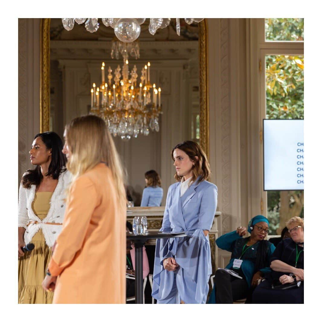 エマ・ワトソンさんのインスタグラム写真 - (エマ・ワトソンInstagram)「“We urge G7 leaders to be as brave as women and girls are every single day. ⠀⠀⠀⠀⠀⠀⠀⠀⠀ We expect G7 states to urgently adopt, fully implement and fund, the most ambitious legislative frameworks on combating gender based violence against women in order to create a fair, safe and dignified world for its constituents. ⠀⠀⠀⠀⠀⠀⠀⠀⠀ This goes beyond politics, and left and right. We are simply asking member states to protect universal human rights and be the leaders we know they can be. ⠀⠀⠀⠀⠀⠀⠀⠀⠀ As human beings, please do not be passive bystanders to the attacks and roll backs we see happening all around us and every day on women’s rights all across the world - be active participants in moving us forward.” ~ @g7 Gender Equality Advisory Council, Paris 2019」5月11日 5時51分 - emmawatson