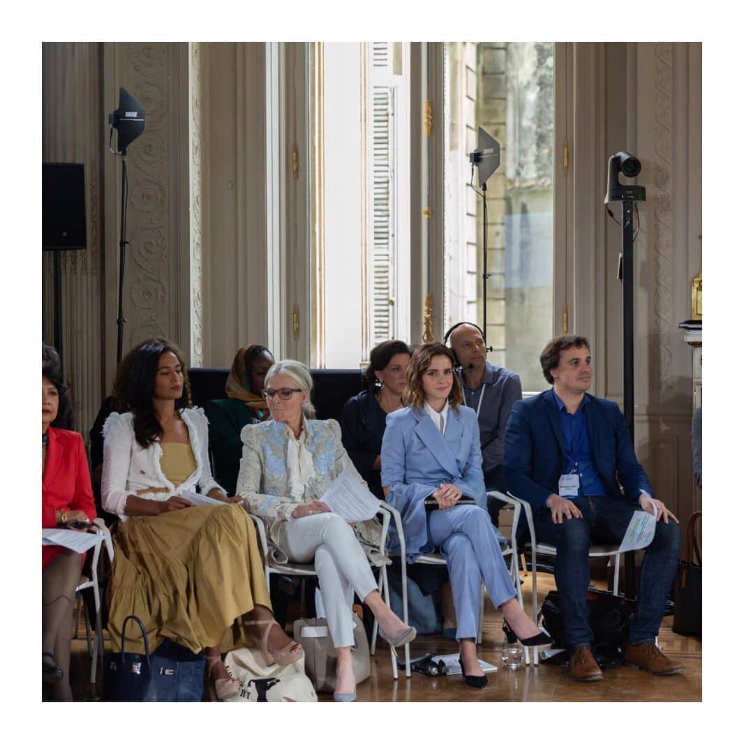 エマ・ワトソンさんのインスタグラム写真 - (エマ・ワトソンInstagram)「“We urge G7 leaders to be as brave as women and girls are every single day. ⠀⠀⠀⠀⠀⠀⠀⠀⠀ We expect G7 states to urgently adopt, fully implement and fund, the most ambitious legislative frameworks on combating gender based violence against women in order to create a fair, safe and dignified world for its constituents. ⠀⠀⠀⠀⠀⠀⠀⠀⠀ This goes beyond politics, and left and right. We are simply asking member states to protect universal human rights and be the leaders we know they can be. ⠀⠀⠀⠀⠀⠀⠀⠀⠀ As human beings, please do not be passive bystanders to the attacks and roll backs we see happening all around us and every day on women’s rights all across the world - be active participants in moving us forward.” ~ @g7 Gender Equality Advisory Council, Paris 2019」5月11日 5時51分 - emmawatson