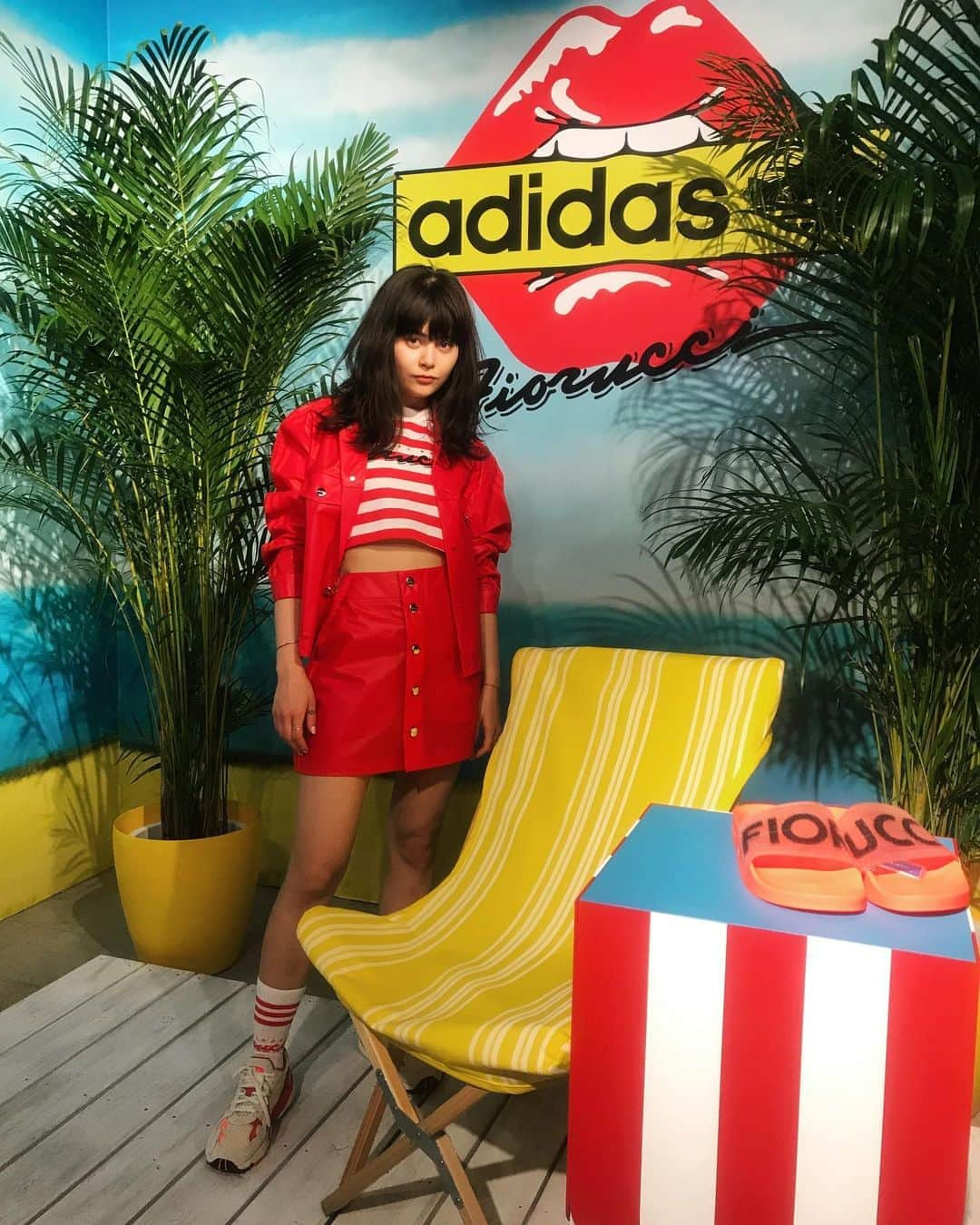 エイミーさんのインスタグラム写真 - (エイミーInstagram)「adidas originals by fiorucci party💋  #adidasOriginals #FIORUCCI #adidasOriginalsbyFiorucci」5月10日 21時09分 - amywotsit