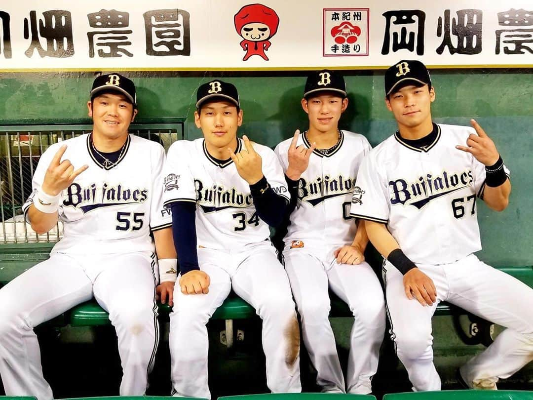 オリックス・バファローズさんのインスタグラム写真 - (オリックス・バファローズInstagram)「#Tー岡田 #吉田正尚 #西浦颯大 #中川圭太 #今日のヒーロー #全員効果的なホームラン #プロ初ホームラン #おめでとう #ナイスバッティング #Bポーズ #BeAggressive #超攻撃型 #Bs2019 #buffaloes #baseball #ORIX #プロ野球」5月10日 22時05分 - orix_buffaloes