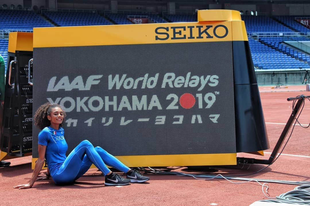 マリア・ベネディクタ・チグボルさんのインスタグラム写真 - (マリア・ベネディクタ・チグボルInstagram)「#worldrelays #yokohama #teamitaly 🇮🇹❤🏃🏾‍♀️」5月10日 22時22分 - benedictachigbolu