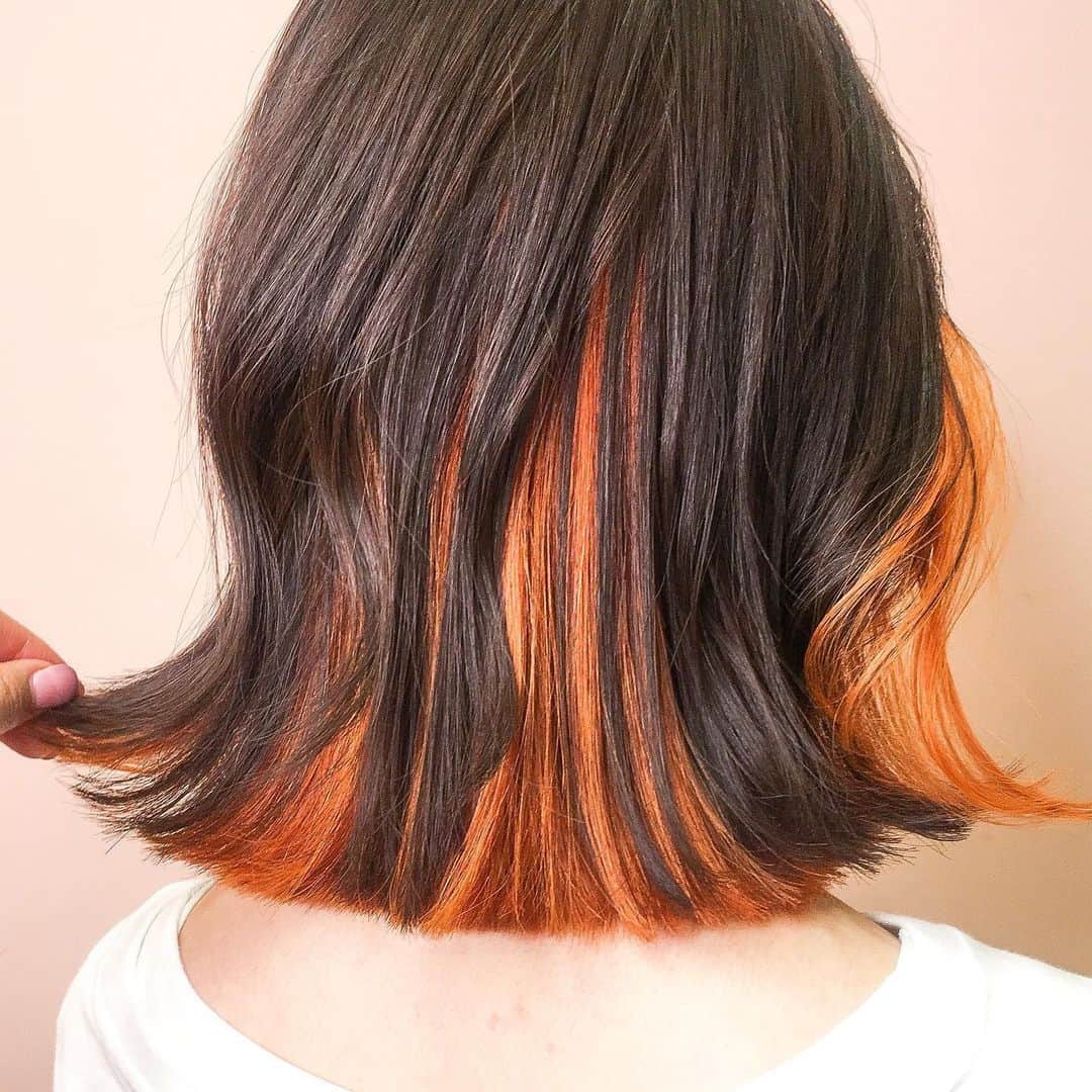 原涼香のインスタグラム：「ㅤㅤㅤㅤㅤㅤㅤㅤㅤㅤㅤㅤㅤ Inner orange 🧡🧡 ㅤㅤㅤㅤㅤㅤㅤㅤㅤㅤㅤㅤㅤ」