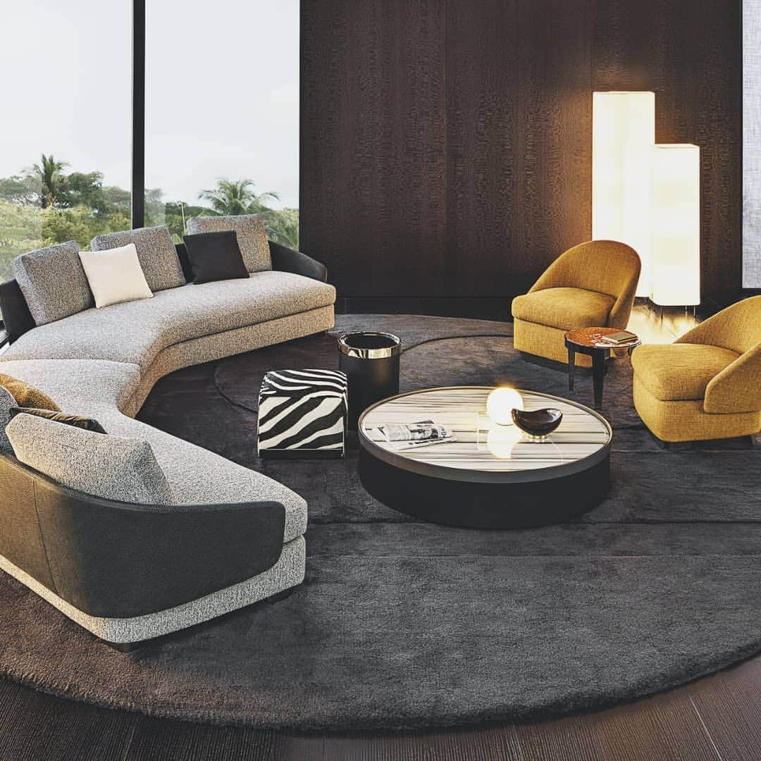 Minotti Londonさんのインスタグラム写真 - (Minotti LondonInstagram)「With the fluid line of its shapes and the equilibrium of its soft volumes, the Lawson seating system explores different types of seats, offering innovative solutions that push out the traditional style boundaries, ranging from small lounge armchairs to the larger easy chair, and even sofas.  The design features a look based on the juxtaposition of materials: on one side there is leather, which follows the curve of the enveloping backrest, in turn becoming an armrest and on the other side there is the fabric of the cushions, with its haute couture feel.  Tap the link in our bio to discover the Lawson sofa and chairs, along with the whole 2019 collection.  #designer #luxurylife #designinspiration #furniture #interiorstyling #furnituremaker #luxurydesign #designs #interiors #designers #interiordesign #interiordesigner #furnituredesign #design #luxurylifestyle #luxury #luxuryinteriors #interior #interiordesigninspiration」5月10日 23時04分 - minottilondon