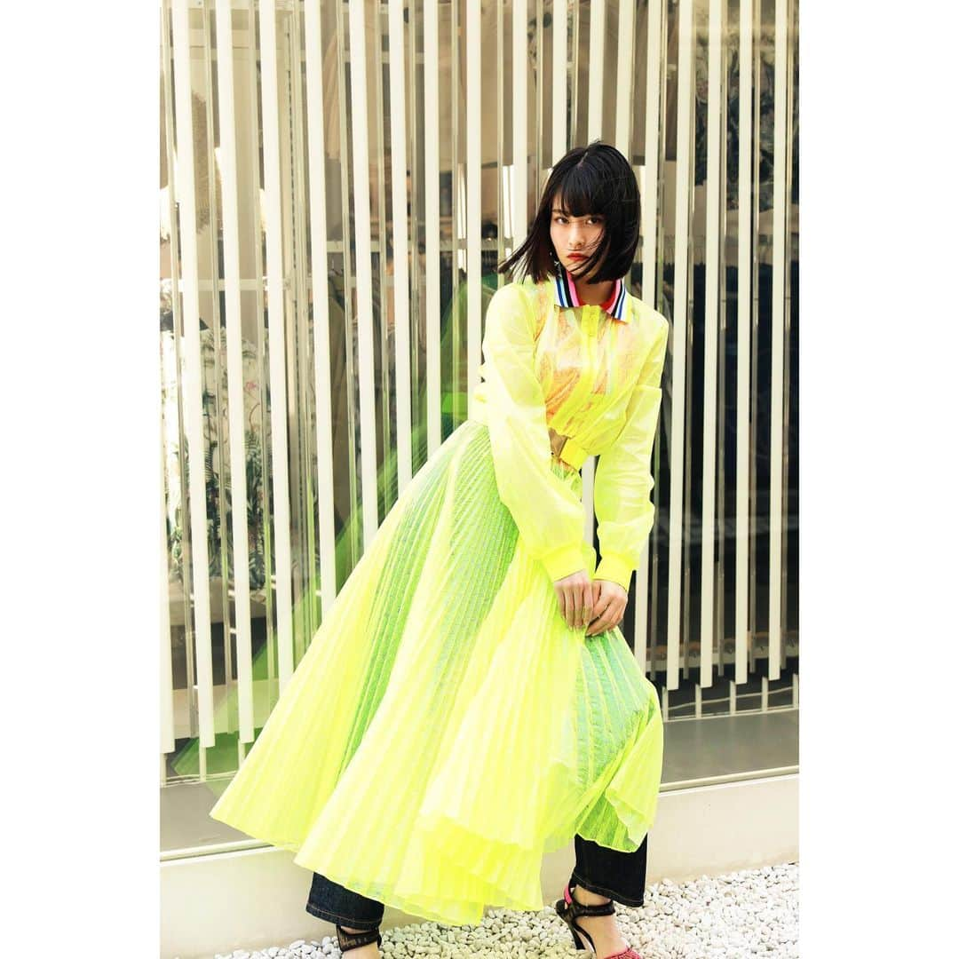 横田ひかるさんのインスタグラム写真 - (横田ひかるInstagram)「🧚🏻‍♂️✨✨✨ @fendi  @drop_tokyo  #FENDI #FendiRomAmor」5月10日 23時54分 - _rncn950805