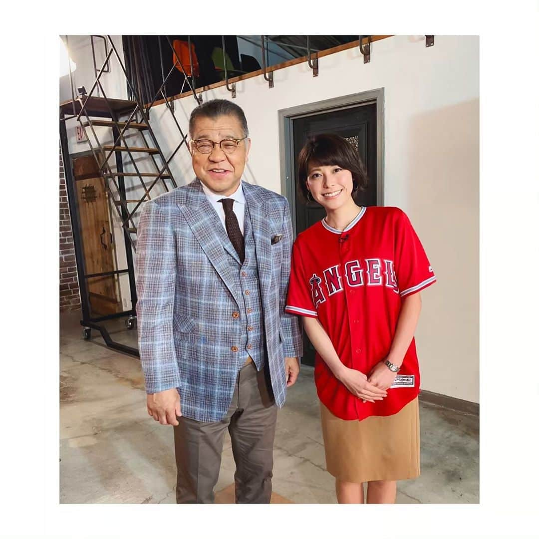 上村彩子さんのインスタグラム写真 - (上村彩子Instagram)「. . 🐯🐯🐯 今日はミスタータイガース、 掛布雅之さんと、S☆1のコーナー 『月刊  大谷翔平』ロケの仕事でした。 . . 千葉県出身の掛布さん。 つい先日行われた野球の千葉の春季大会は、 掛布さんの母校習志野高校対 わたしの母校専修大松戸が 決勝のカードだったんです👀 そんな話もカメラ回ってないところで できて嬉しかったです〜✨ 今週もS☆1ご覧くださいね！ . . そして、話はかわりますが 千葉といえば… 地元千葉県市川の京成線 市川真間(いちかわまま)駅が 『市川ママ駅』に期間限定で なっているそう✨ (友人に写真送ってもらいました) 今週末は母の日ですもんね✨ . . 私は今度、ランチと買い物に 連れて行ってプレゼント買う予定です🎁 みなさまステキな週末を😌 . . #掛布雅之 さん#習志野高校 #母の日#千葉県#市川真間 #適度に都会で適度に自然もある #アクセス抜群#よいとこ市川」5月10日 23時53分 - saekokamimura