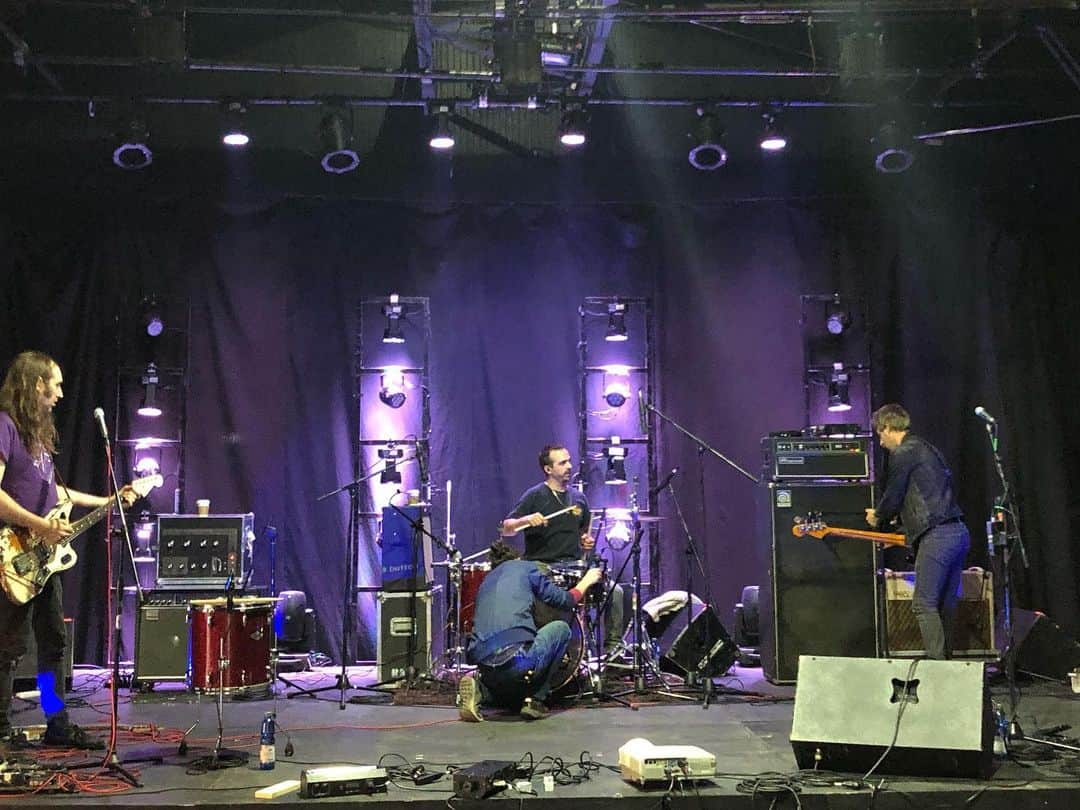 A Place to Bury Strangersのインスタグラム：「Sound check in Santiago @matucana100 @lerockfest side show」