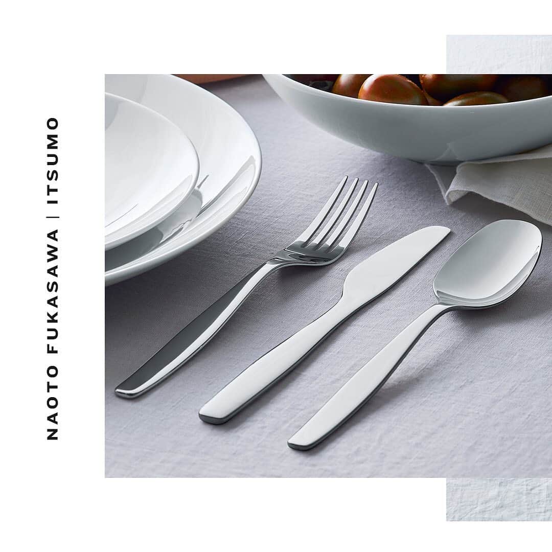 アレッシィさんのインスタグラム写真 - (アレッシィInstagram)「#Itsumo, from the Japanese "for every day and forever", is the #cutlery set designed by Naoto Fukasawa. A cutlery series with a minimalist design and elegantly curved shapes, born from the creator's love for the beauty of simple things, done well, universal and evolutionary within everyday life. 📸 by @matteoimbriani」5月11日 1時24分 - alessi_official