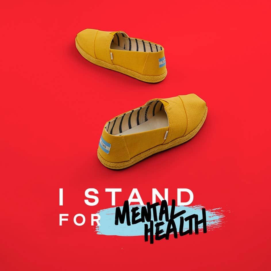 のインスタグラム：「May is Mental Health Awareness month. When you purchase a TOMS product you can also pick an issue area that you stand for, including mental health. Head to TOMS.com now to take your stand. #standfortomorrow #mentalhealth #mentalhealthawareness」