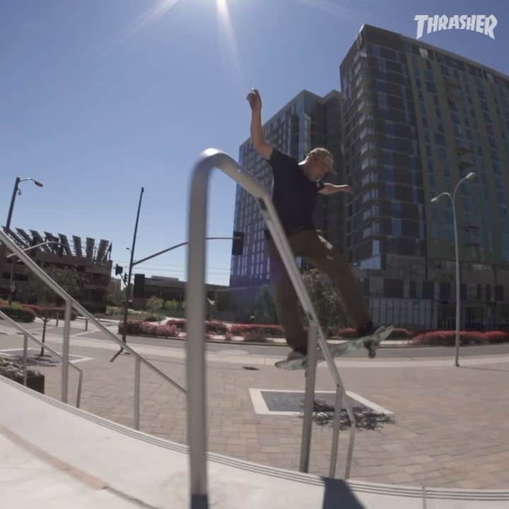 スラッシャーのインスタグラム：「👉🏽 @chimaferguson & @brockel’s ‘From Here to There’ video with the @realskateboards homies is LIVE on ThrasherMagazine.com 📡」