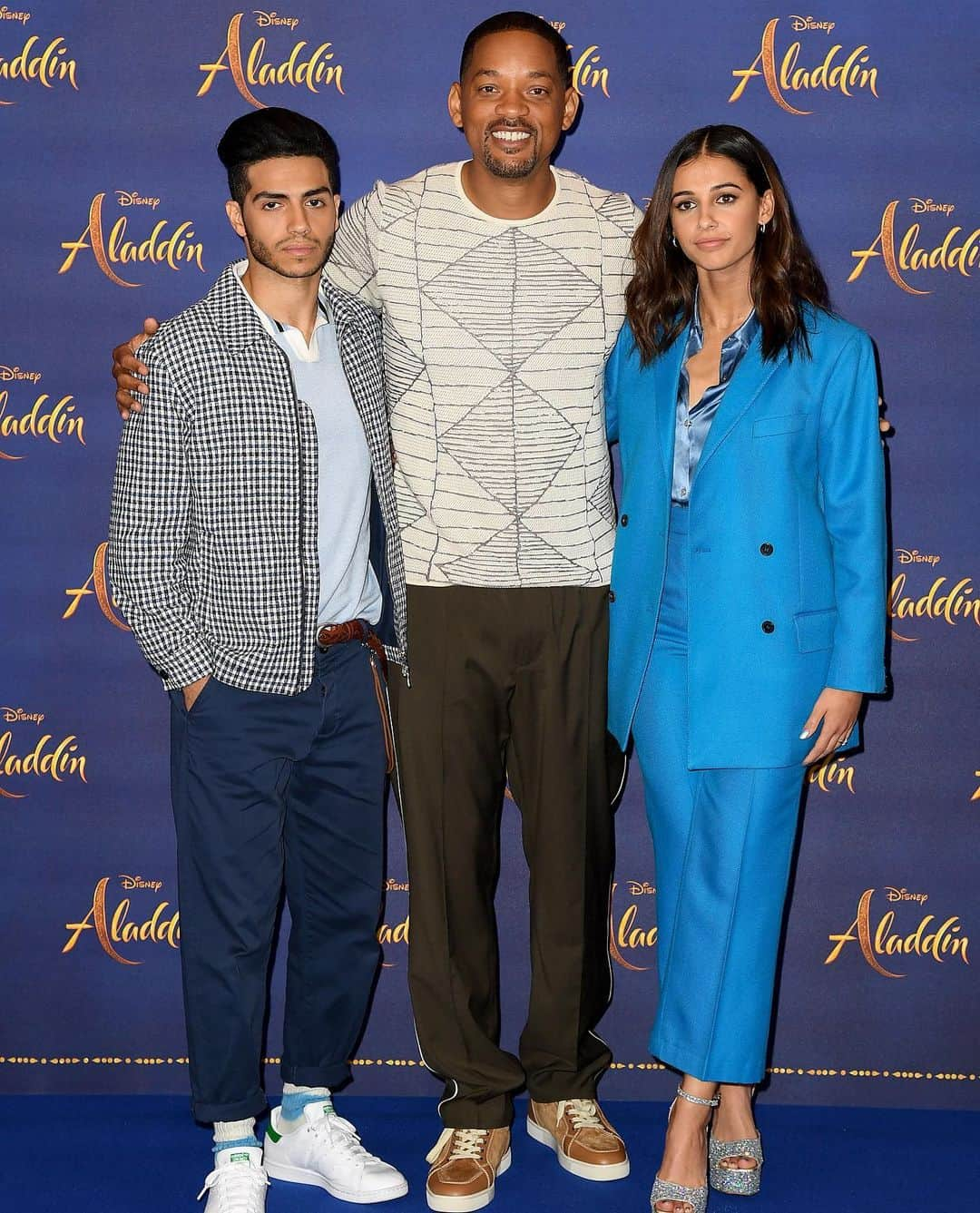 Just Jaredさんのインスタグラム写真 - (Just JaredInstagram)「@menamassoud in @mrp, @willsmith and @naomigscott in @paulandjoeparis continue their @disneyaladdin promo tour with a photo call in London! More pics at JustJared.com #MenaMassoud #WillSmith #NaomiScott #Disney #Aladdin #MrP #PaulAndJoe Photos: Getty」5月11日 2時17分 - justjared