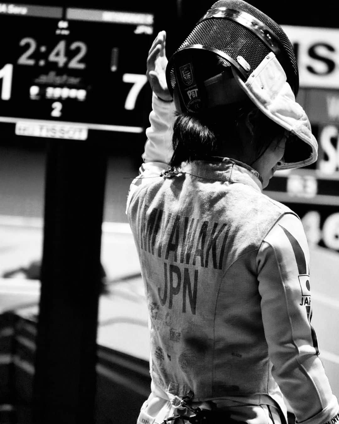 宮脇花綸さんのインスタグラム写真 - (宮脇花綸Instagram)「. 🤯 #fencing #athlete #sport」5月11日 14時27分 - karinmiyawaki