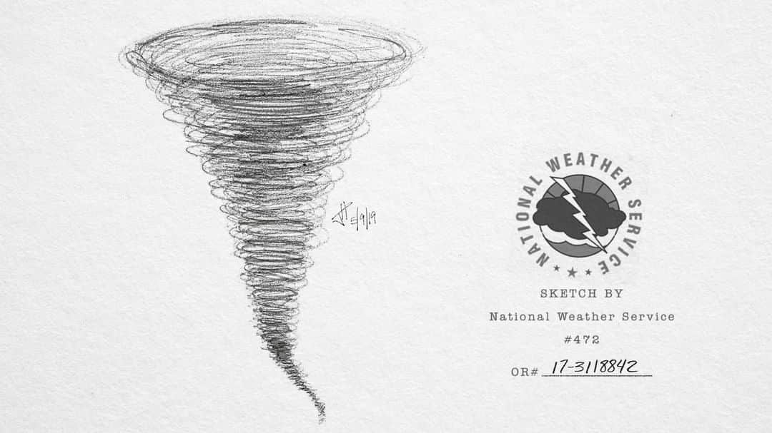 ジ・オニオンさんのインスタグラム写真 - (ジ・オニオンInstagram)「National Weather Service Releases Composite Sketch Of Tornado It Believes Ravaged Midwest⠀ ⠀ Visit link in bio for full story⠀」5月11日 8時00分 - theonion