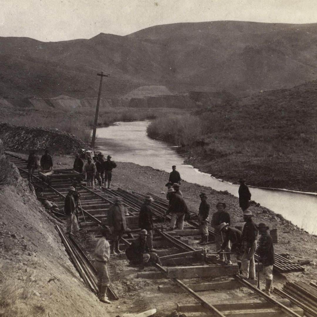 NBC Newsさんのインスタグラム写真 - (NBC NewsInstagram)「May 10 marks the 150th anniversary of the completion of the transcontinental railroad, an engineering marvel that linked the nation. The railroad allowed goods to move more quickly and cheaply from coast to coast, as a fractured America and its economy recovered from the Civil War. Click the link in our bio for more. . 📷 Alfred A. Hart Photographs, 1862-1869/ Department of Special Collections, Stanford University Libraries」5月11日 9時02分 - nbcnews