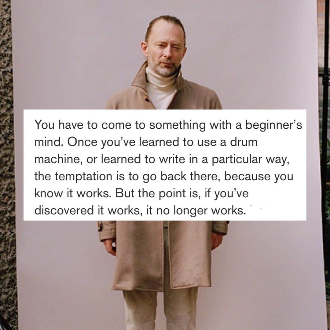 ヘイリー・ウィリアムスさんのインスタグラム写真 - (ヘイリー・ウィリアムスInstagram)「lessons in curiosity and the good kind of discomfort from thom yorke - for @crack_magazine 👼🏻 (a good read!!!) . . you know i had to make it more aesthetically pleasing.」5月11日 10時17分 - yelyahwilliams