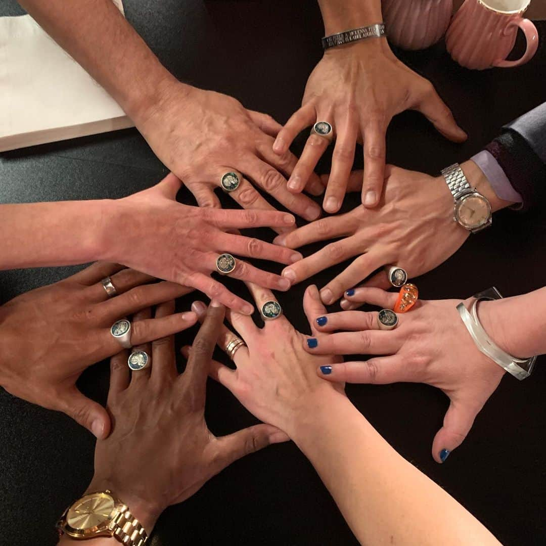 アイシャ・タイラーさんのインスタグラム写真 - (アイシャ・タイラーInstagram)「Today is my last day of taping at @crimmindscbs. It’s a surreal day. Everyone hugging, holding on a little longer than before. Thanking each other for the hard work, laughing about the tough times, tearing up over the good ones. Making as many memories on this one day as we can — trying to make as many memories as were made over the last decade and a half in just twelve hours. It’s impossible but we’re trying.⁣ ⁣ Criminal Minds has truly changed my life. This was the first prime-time drama I did for more than one season. Where I directed my first episode of television, where I got my @directorsguildofamerica card. I‘ve made so many good friends here, learned so much, laughed so hard.⁣ ⁣ We all keep reminding each other of how lucky we are, what an extraordinary ride this has been, what a special collection of talented and hardworking people it is. What a joy and privilege to be a part of this extraordinary team. ⁣ ⁣ People often ask why Criminal Minds has been so popular around the world for so long, especially considering the dark subject matter. I always say it’s because people are comforted by the knowledge that a brilliant team of dedicated professionals are working around the clock to keep the rest of us safe. We are just a television show but those people do exist in the real world. I am so incredibly honored to have had even the slimmest opportunity to represent the hardworking men and women of the FBI, who dedicate their lives to the safety of others, and who now, more than ever, are under attack and deserve our recognition and support.⁣ ⁣ Our producer and FBI tech adviser Jim Clemente (@efbeye), who worked at the real #BAU, told us that when CM first came on there were very few college programs focused on forensic psychology, and now every major university offers one. We can’t take credit for that here, but it is a privilege to represent this important work, and the great and dedicated professionals of the real-life BAU. They are out there doing critical work every single day, and it has been a true honor to tell their stories.⁣ ⁣ BTW the cool CM rings are from our own @ajcook. Check out my story for more from today. It’s been a ride.⁣ ⁣ #wheelsup」5月11日 10時56分 - aishatyler