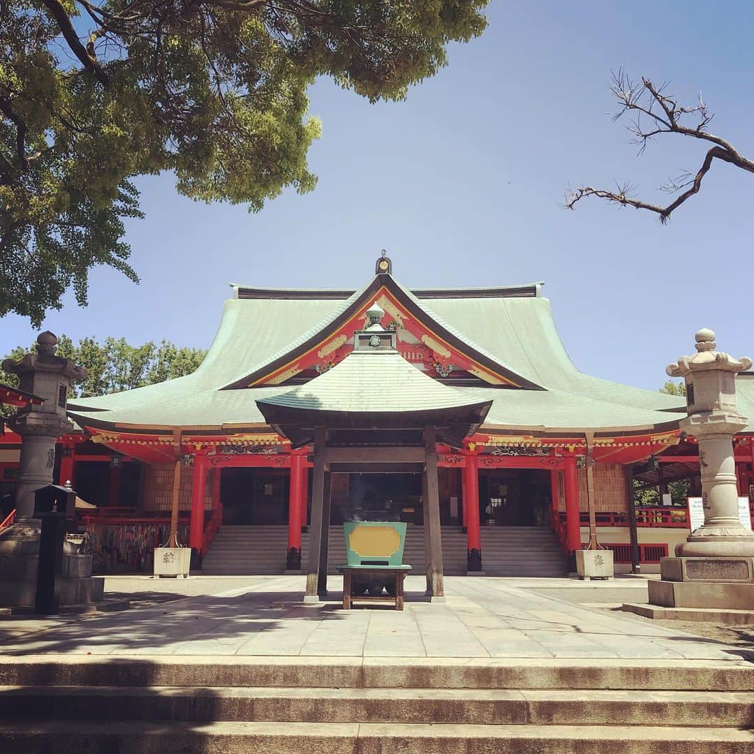 小嶋晶子のインスタグラム：「At Myoo-in Temple of Naritasan Osaka Betsuin. #naritasanfudoson #naritasan #osaka #japan #🇯🇵」