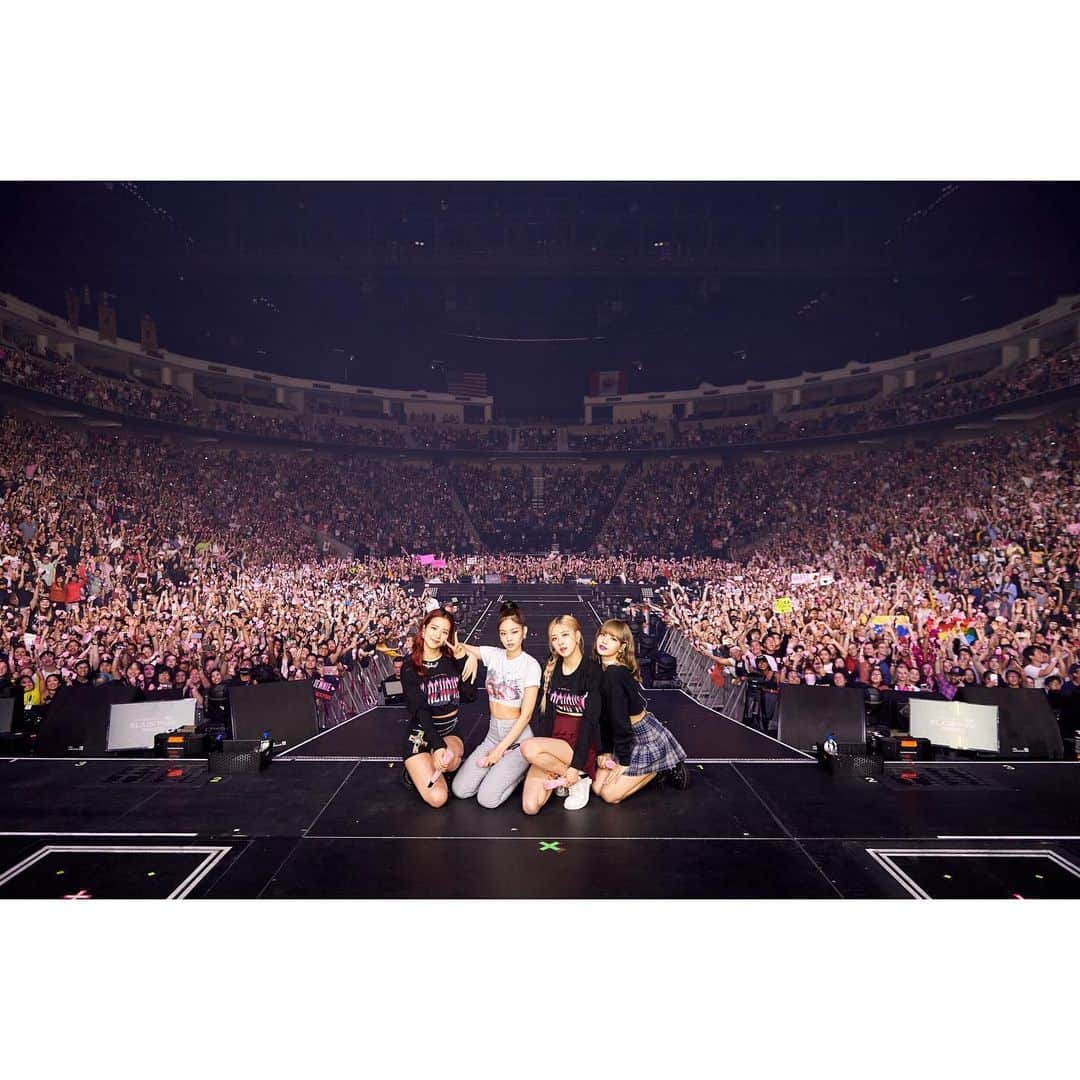 BLACKPINKさんのインスタグラム写真 - (BLACKPINKInstagram)「We can’t believe our North America tour is over! It was so so amazing to perform at each city and finally meet more of you BLINKS!💕💕Goodbye for now but we’ll be back soon, so until then be safe and take care everyone! 🙏 Once again, thank you SO much for having us LA, Chicago, Hamilton, Newark, Atlanta and Fort worth!! We love you all🖤 . #BLACKPINK #블랙핑크 #BLACKPINK2019WORLDTOURwithKIA #INYOURAREA #LA #CHICAGO #HAMILTON #NEWARK #ATLANTA #FORTWORTH #YG」5月11日 12時03分 - blackpinkofficial