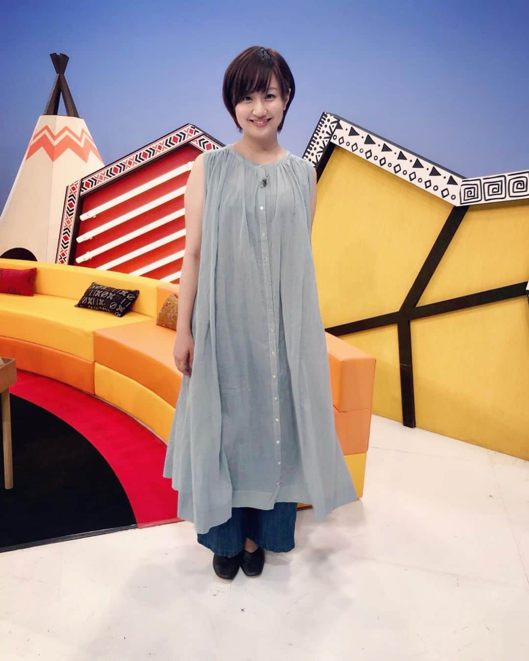 麻生夏子さんのインスタグラム写真 - (麻生夏子Instagram)「2019.4.27放送のtvk「吉田山田のドレミファイル」衣装。﻿ ﻿ @zootiestylinglab さんにご協力いただきました。  本日も放送あります。22時からテレビ神奈川見てねー！ その前にまずは15時からbayfm パワカンを聞いてくださいな😘 ﻿ #吉田山田のドレミファイル #instafashion #fashion #coodinate #ootd #zootiestylinglab #イーザッカマニア #ezakkamania」5月11日 12時06分 - natsukoaso0806