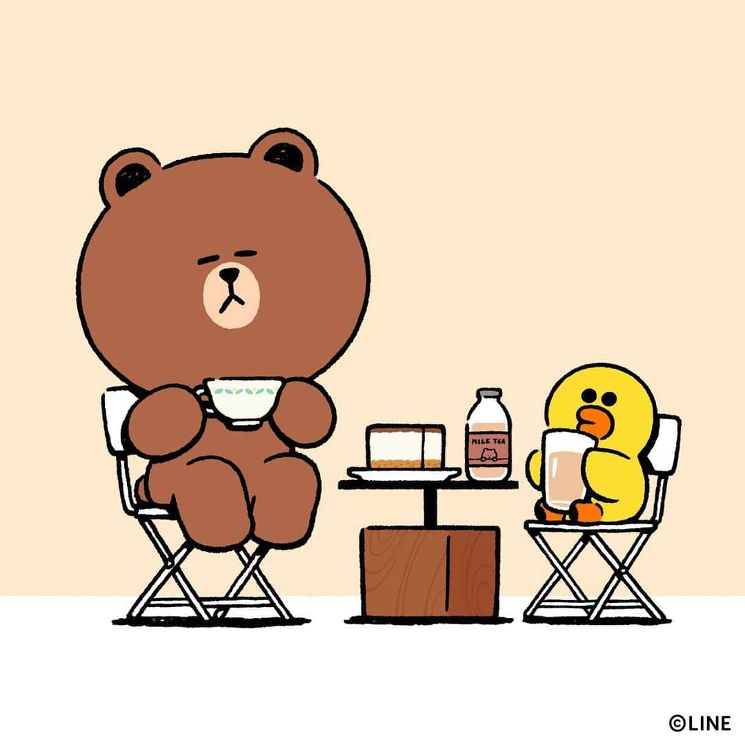 LINE FRIENDSさんのインスタグラム写真 - (LINE FRIENDSInstagram)「. Tea time with friends? Perfect afternoon. . Plating of the month brought to you by Cafe, Jinjungsung X LINE FRIENDS  #Perfect #Afternoon #MilkTea #CONY #OnHerWay #Latecomer  #BROWN #SALLY #LINEFRIENDS #FRIENDSPLATING」5月11日 12時14分 - linefriends