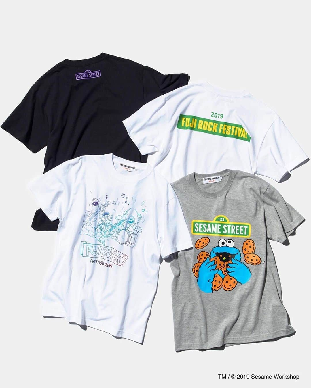 BEAMS MENさんのインスタグラム写真 - (BEAMS MENInstagram)「… FUJI ROCK FESTIVAL'19 × BEAMS オフィシャルTシャツが本日より予約スタート！ ・ 今回はF-LAGSTUF-F、Yoon Hyup、Jean Jullien、SESAME STREET、たなかみさき、MA1LL、The Wonderful! design works.の7組によるスペシャルデザインで製作。 ・ また毎年好評のFUJI ROCK FESTIVAL'19 × BEAMSのオリジナルショッパーが今年も登場！※無くなり次第配布終了 さらに、今回はオンラインで予約いただいた方およびBEAMSのショップでオフィシャルTシャツをご購入いただいた方へ、6月17日（月）より先着順で数量限定のシークレットショッパーをお渡しします。 ・ 今年の夏もこの限定Tシャツを着て、自然と音楽を満喫しましょう！ ・ @f_lagstuf_f @jean_jullien @ma1llmatic @misakinodon @sesamestreet @sesamestreetjapan @ynhp @happyoutsidebeams ・ #fujirock #fuji_rock_festival #fujirock2019 #fujirockfestival2019 #frf #beams #beamst #raybeams #happyoutsidebeams #flagstuff #jeanjullien #ma1ll #misakitanaka #sesamestreet #yoonhyup #thewonderfuldesignworks」5月11日 12時30分 - beams_mens_casual