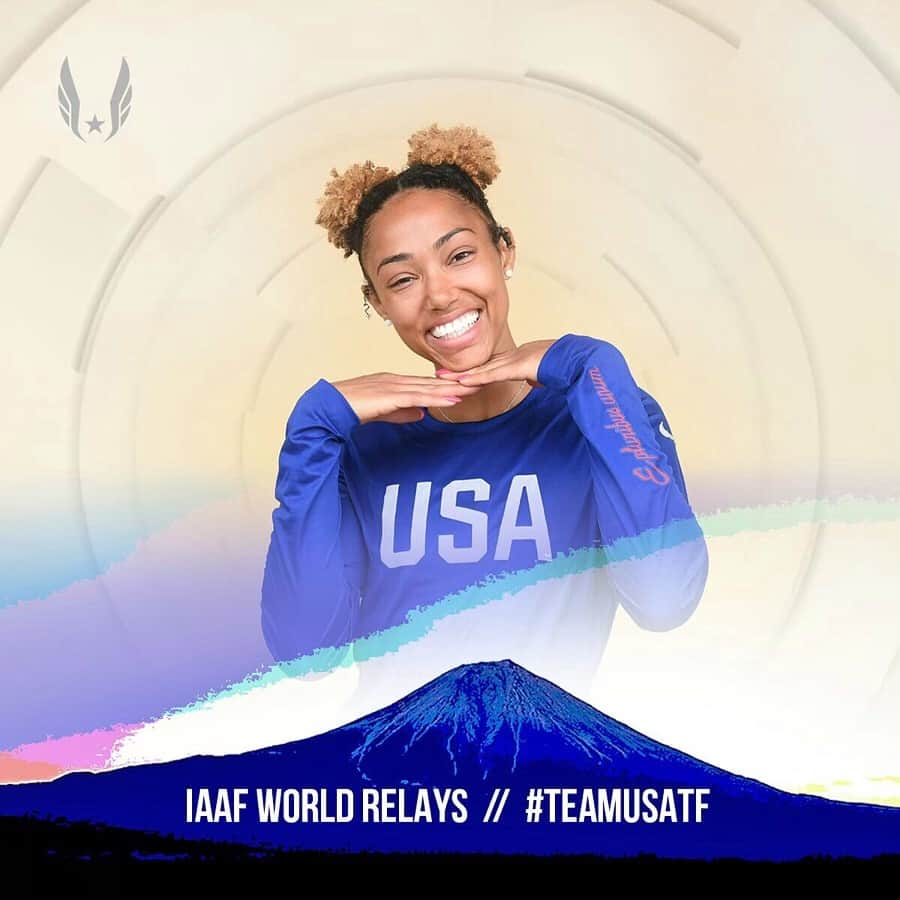 Shania COLLINSさんのインスタグラム写真 - (Shania COLLINSInstagram)「First day of #IAAFWorldRelays here in Japan 🇯🇵 • • Good Luck to all of Team USA competing today. We’ll be competing in the 4x2 tomorrow 😊」5月11日 12時50分 - collins_shania