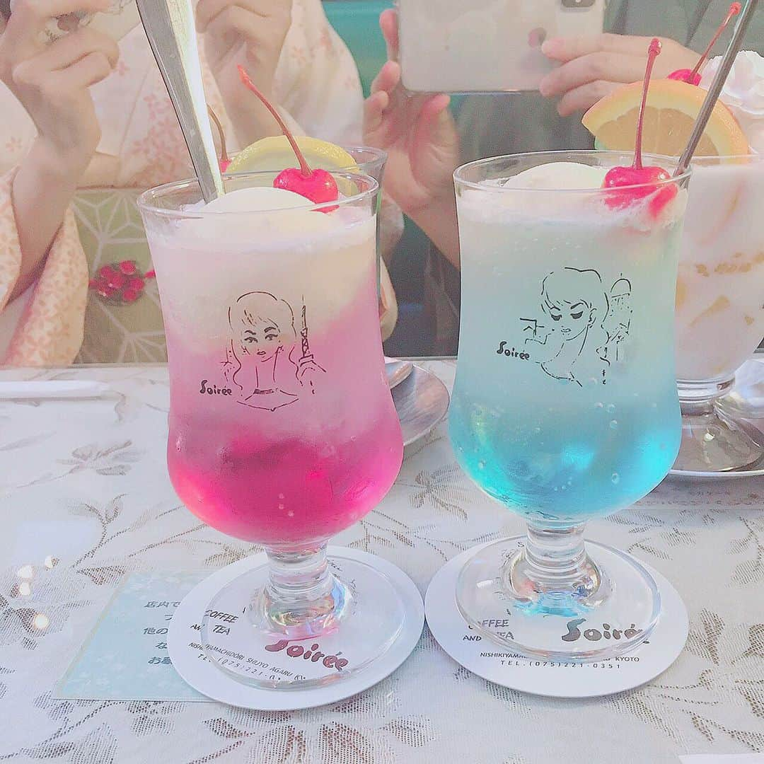 竹村美緒さんのインスタグラム写真 - (竹村美緒Instagram)「. . 可愛いの暴力🍹 . . . . #京都#喫茶ソワレ#ソワレ#喫茶店#kyoto#みおのカフェ日記」5月11日 23時26分 - takemuramio