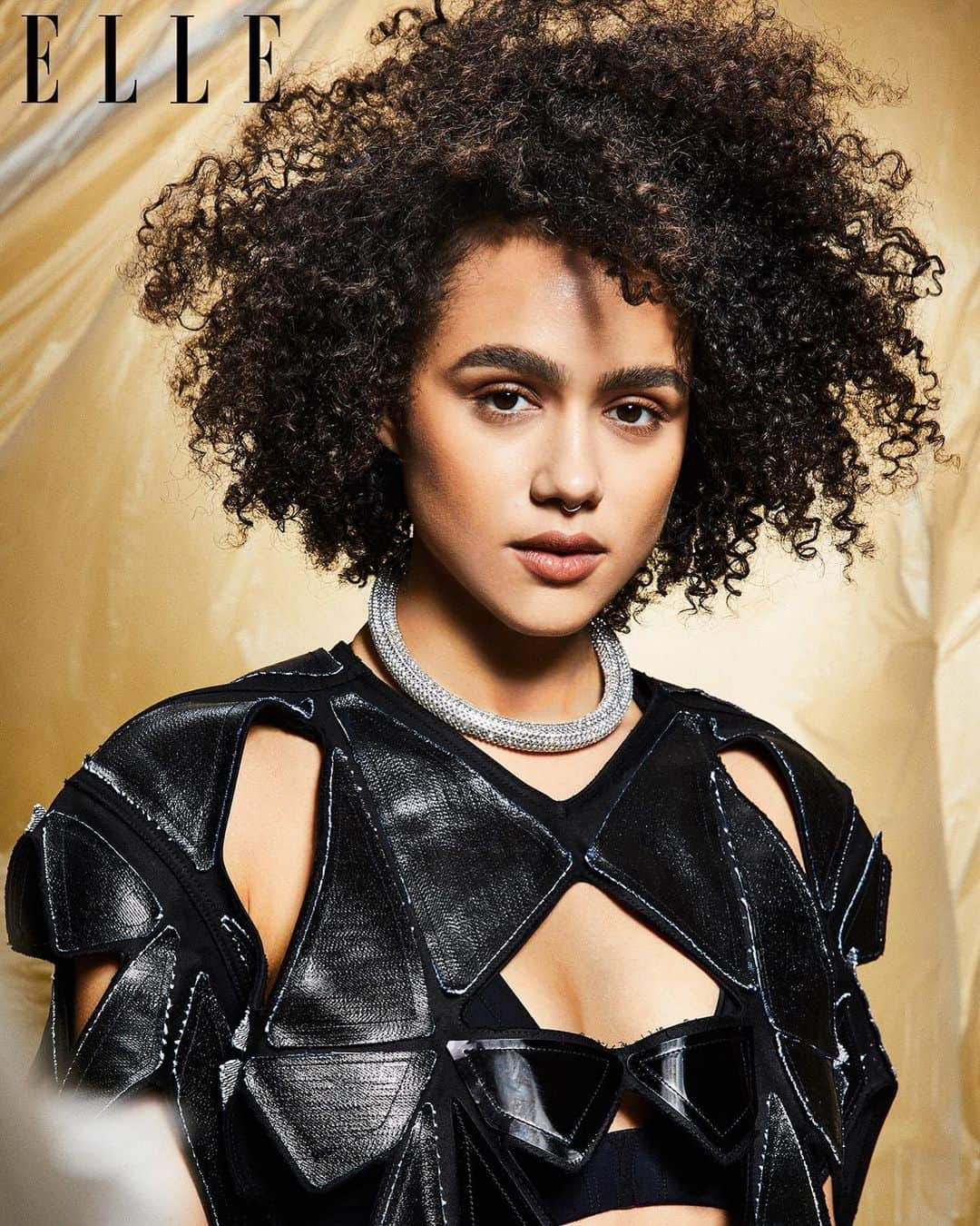 ELLE Magazineさんのインスタグラム写真 - (ELLE MagazineInstagram)「In her exclusive first interview since last week’s episode, @gameofthrones actress @nathalieemmanuel opens up about Missandei’s final scene, “It's funny because she'd told Grey Worm earlier, ‘My people are peaceful.’ But in her last breath she's like, ‘Burn them all! Burn these f*ckers to the ground.’” Link in bio. Photographer: @aekholloway Hair: @neekobackstage_  Makeup: @kdeenihan Wearing: @rickowensonline; @swarovski  Stylist: @sarahzendejas  Set design: @fashionset Produced by @laurenwbrown for Elle.com」5月11日 23時40分 - elleusa