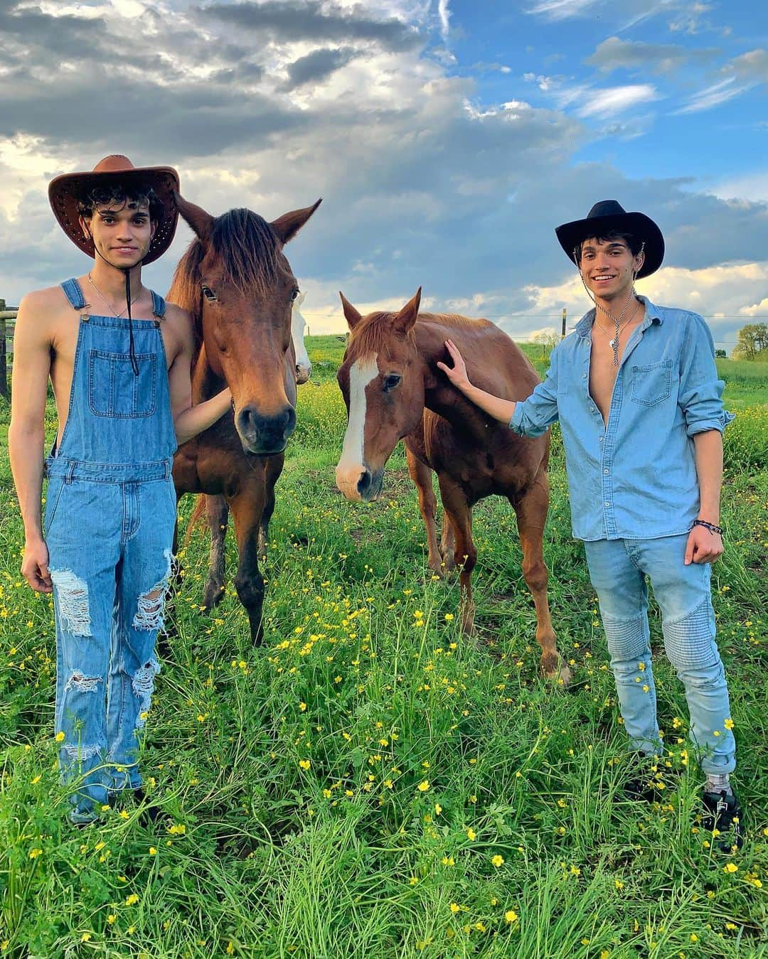 Lucas Dobreのインスタグラム：「I got the horses in the back 😂」