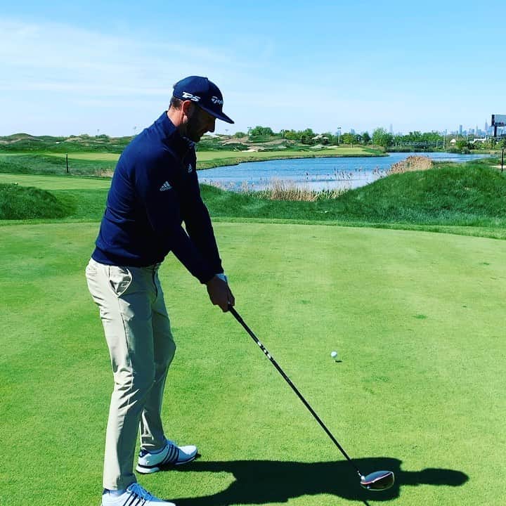 ダスティン・ジョンソンのインスタグラム：「Pga prep! @pgachampionship @brysondechambeau」