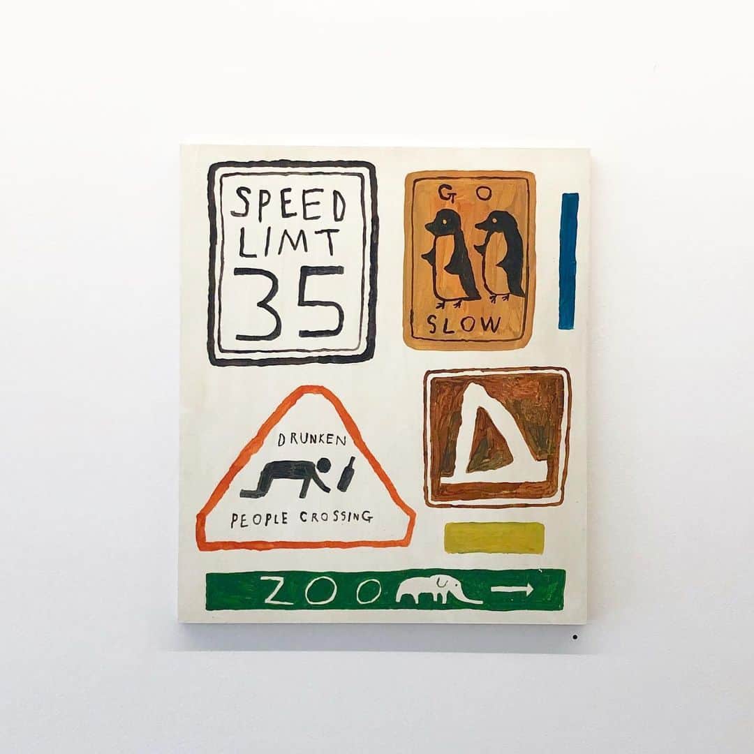 Mogu Takahashiのインスタグラム：「Traffic signs﻿ 455x530mm Gouache on wood / 2019﻿ Sold —————————————﻿﻿﻿ ﻿﻿﻿ Mogu Takahashi ﻿﻿﻿ “ A Little Hat On You "﻿﻿﻿ ﻿﻿﻿ Exhibition: 8th May - 1st June﻿﻿﻿ ﻿﻿﻿ Lamination Drive ﻿﻿﻿ Gallery hours: Wed - Fri 11-6 / Sat 12-5﻿﻿﻿ 52 Budd St, Collingwood 3066﻿﻿﻿ @lamingtondrive﻿﻿﻿ ————————————————﻿﻿﻿ * If you have any questions about this exhibition and artworks please contact to the gallery by Email.﻿ <info@lamingtondrive.com>﻿﻿﻿ ————————————————﻿﻿﻿ #lamingtondrive #melbourne #mogutakahashi #alittlehatonyou」