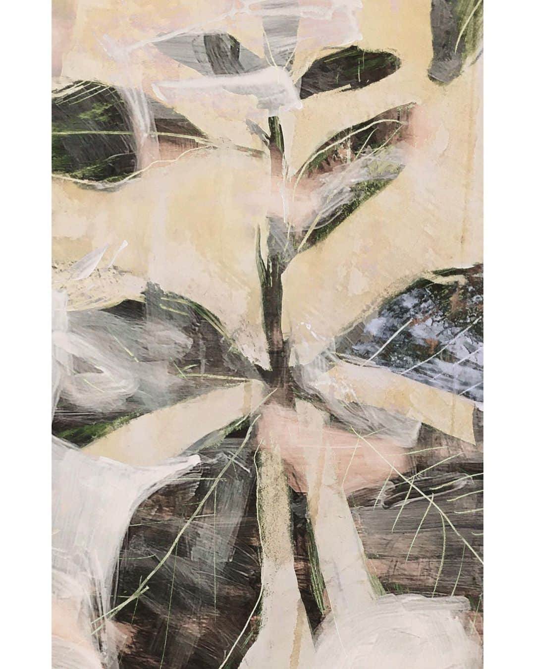 Uzo Hiramatsuさんのインスタグラム写真 - (Uzo HiramatsuInstagram)「This image is a composite of two paintings using a personal computer. #fukuoka#artwork#contemporaryart#abstraction#painting#drawing」5月11日 17時11分 - uzo_hiramatsu