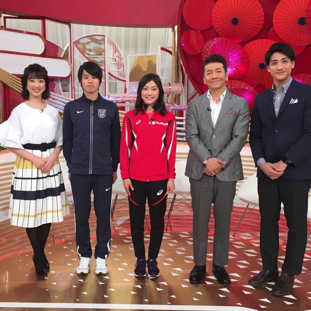 岡田久美子のインスタグラム：「明日ですが「上田晋也の日本メダル話」という日テレの番組に出演させて頂きます。貴重な経験をさせて頂き、大変光栄です🙇💦この番組を通して競歩の魅力を池田選手と共にお伝えできればと思っています。まだまだ未熟な私ですが、これからも応援よろしくお願い致します😳💓 #上田晋也の日本メダル話  #競歩 #日テレ #関東ローカルです」