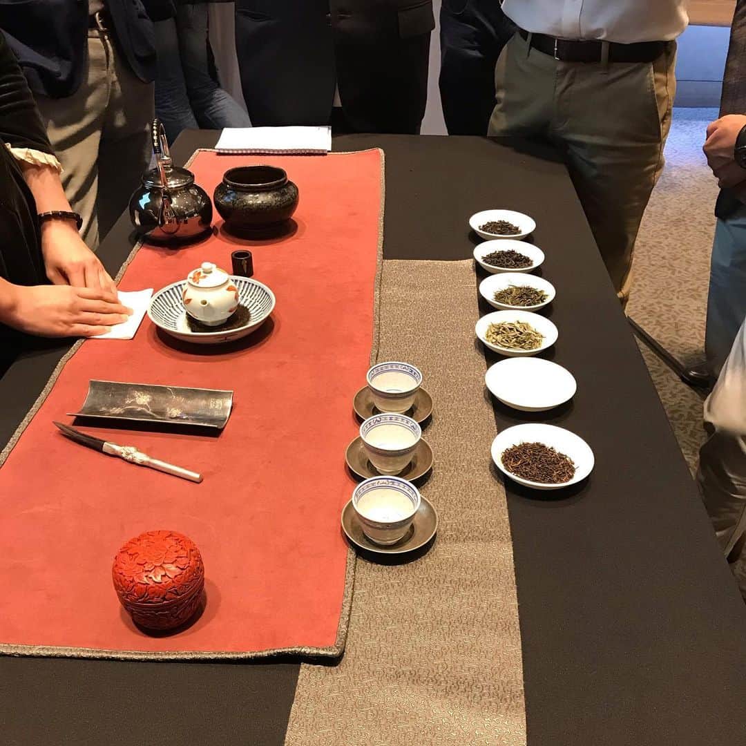 為末大のインスタグラム：「Chinese tea ceremony」