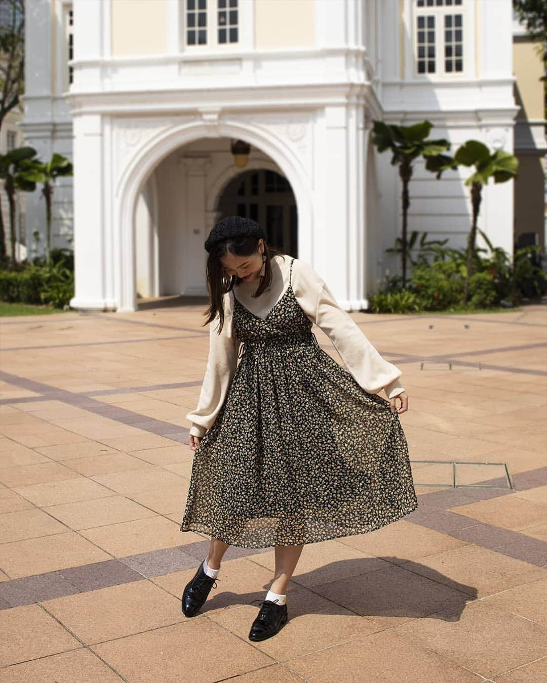 WEGO Global Officialさんのインスタグラム写真 - (WEGO Global OfficialInstagram)「⠀ ✔chiffon cami dress ¥3,590 + tax ✔logo ribbed top ¥2,290 + tax ✔beret ¥990 + tax . ✔碎花吊带连衣裙 ¥3,590 + 税 ✔宽松字母卫衣 ¥2,290 + 税 ✔贝蕾帽 ¥990 + 税 . #wegoglobalofficial #WEGO #wegojapan #chiffon #dress #beret #summer #summertime #summerfashion #summeroufit #summervibes #fashion #ootd #style #fashionista #instafashion #fashiongram #instagood #東京 #ウィゴー #衣裙 #卫衣 #贝蕾帽」5月11日 19時31分 - wego_global_official