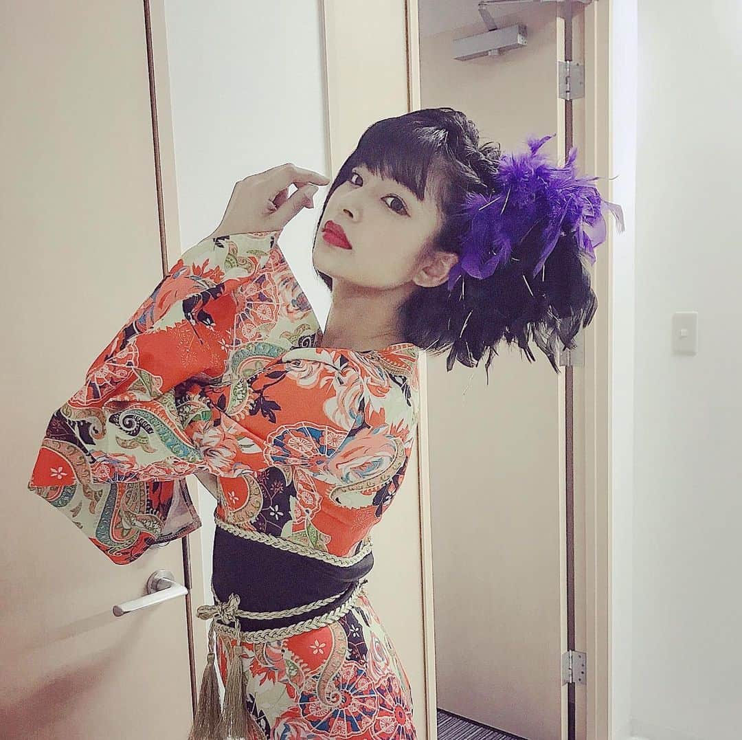 藤井マリーさんのインスタグラム写真 - (藤井マリーInstagram)「#恵比寿マスカッツ #ebisuanimalanthem #idol #japanesegirl #japan #日本 らしい曲 #グラビア #sexy #花魁 風 #和風 #和服 #makeup #redlips #redeyeshadow #アイドル #衣装 #ebisuanimalanthem #新曲 #渋谷」5月11日 19時49分 - fujimary_6